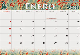 Calendarios decorados 2015: Descarga e imprime diseños únicos