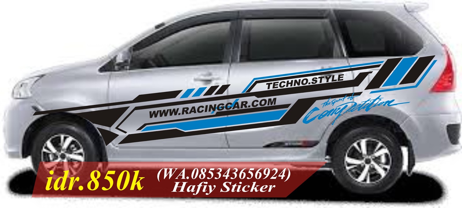 Avanza 2008: Transformasi Gaya dengan Sentuhan Cutting Sticker