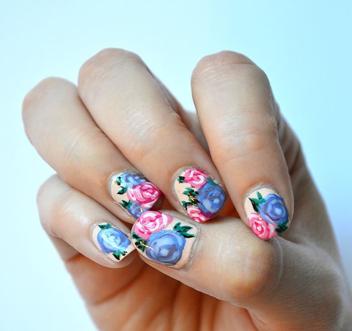 WTFab: Floral nail art