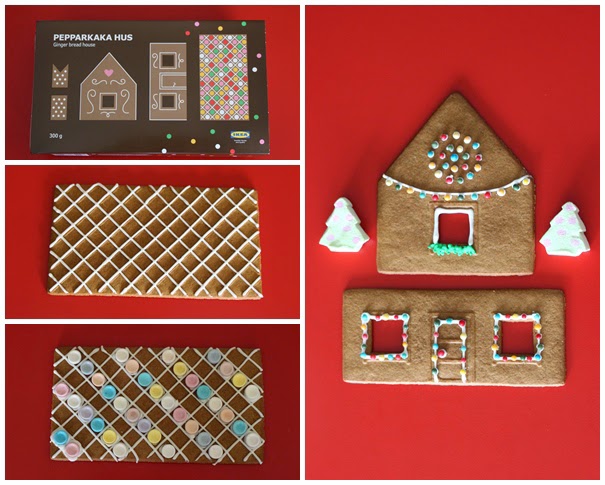 Mardefiesta: Casa de jengibre con luces de Navidad