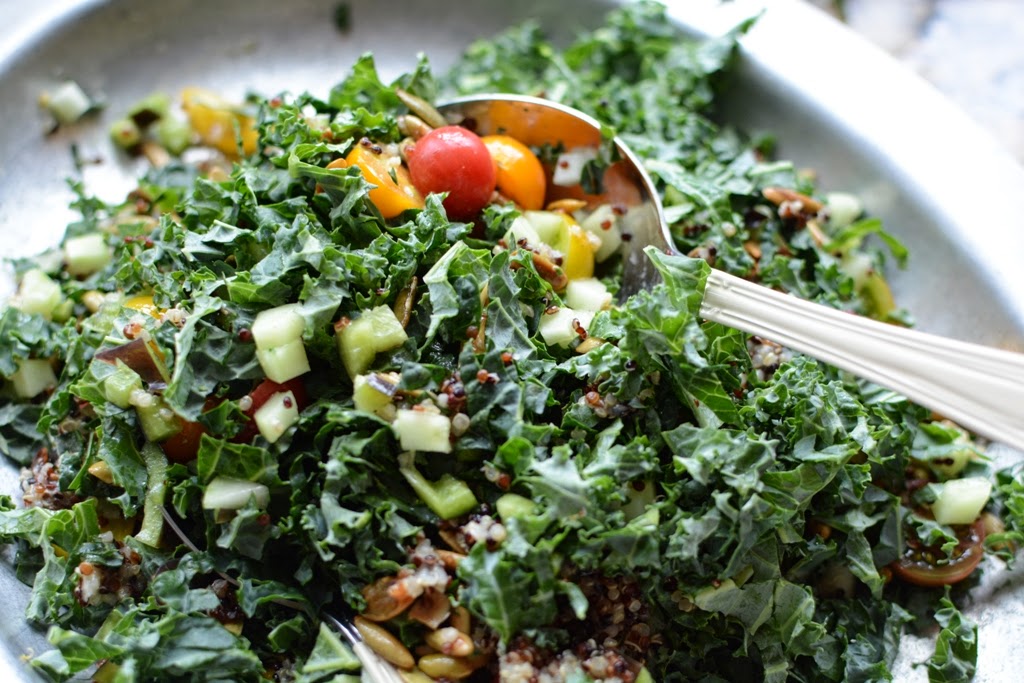 Simply So Good: Farm Stand Kale and Quinoa Salad