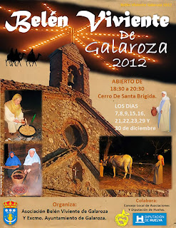 Cartel Belén Viviente en Galaroza (Huelva) 2012