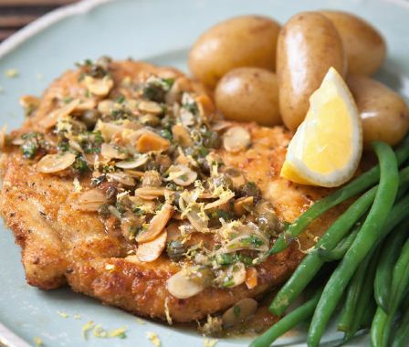 chicken almondine recipe | I love my food