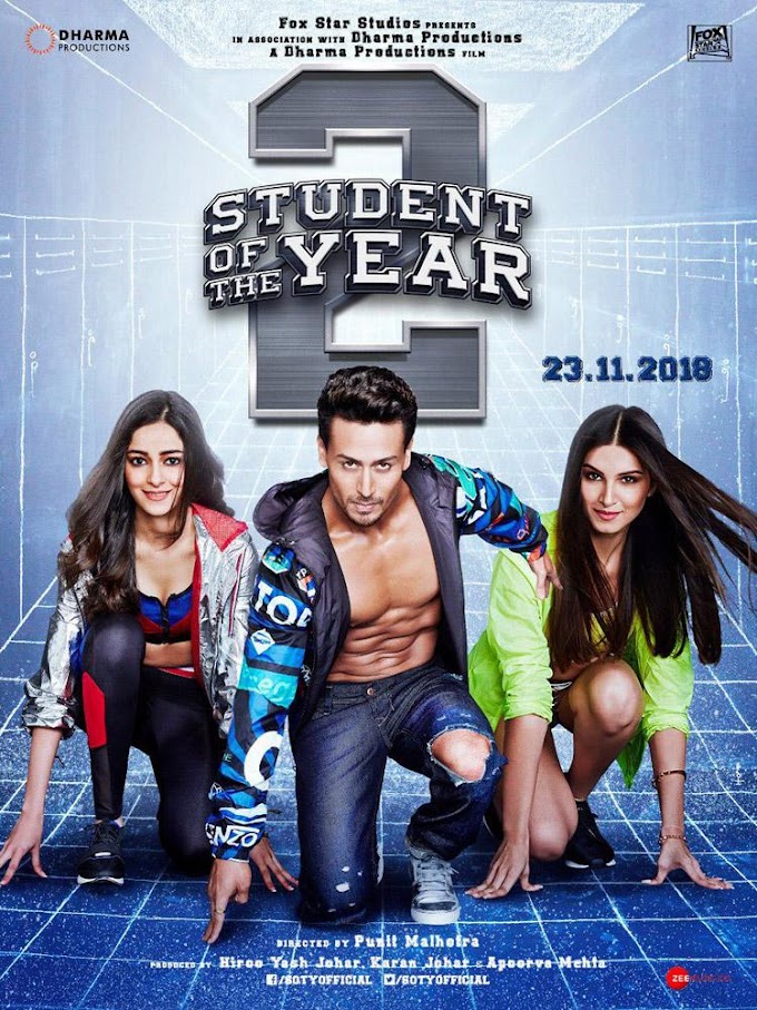 Student Of The Year 2 First Look, Poster, Images & Wallpapers -Tiger Shroff, Tara Sutaria & Ananya Panday