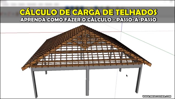 calculo carga telhado