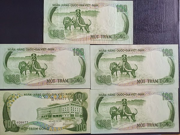 100 đồng con trâu năm 1972