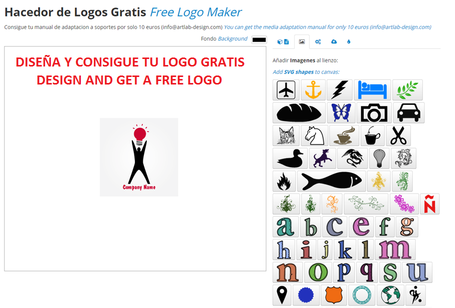 Consigue un logo gratis