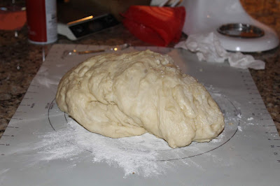 Dough mixed and ready to rise