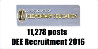  DEE Assam Recruitment 2016 – Apply 11,278 DEE Vacancies in Upper and Lower Primary Assistant Teacher Posts
