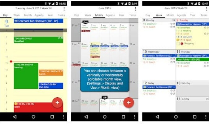 Aplikasi Kalender untuk Smartphone Android - CalenGoo Aplikasi Kalender untuk Smartphone Android - CalenGoo