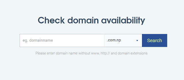 Domain Availability for free .com.np Website