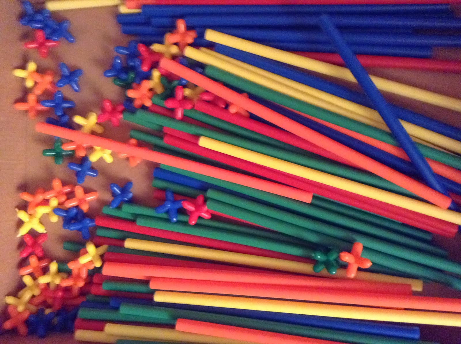 The Chocolate Muffin Tree Review Roylco Straws and Connectors