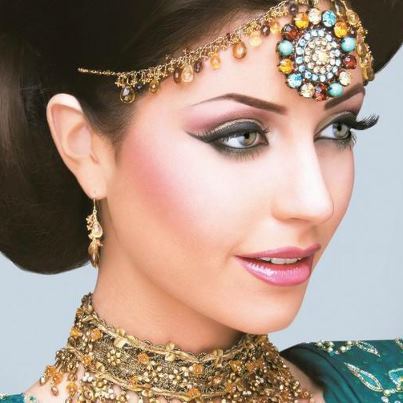 Latest Bridal Make Up With Jewelry ~ Fashion Point
