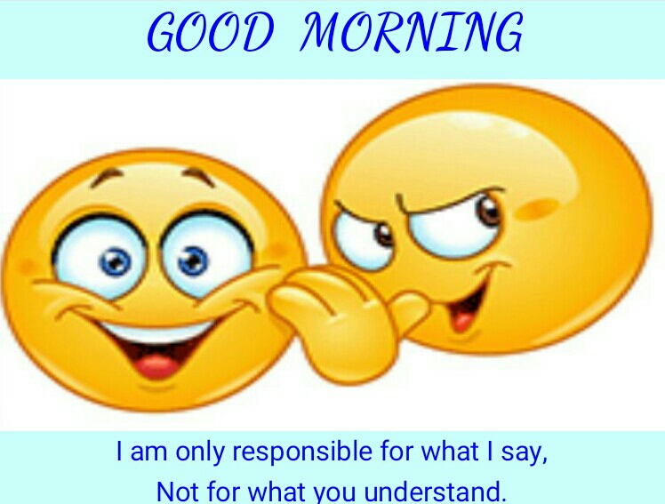 Good Morning Quote I am only responsible for what I say, not for what