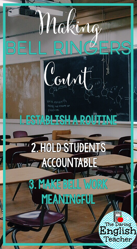 Making Bell Ringers Count The Daring English Teacher