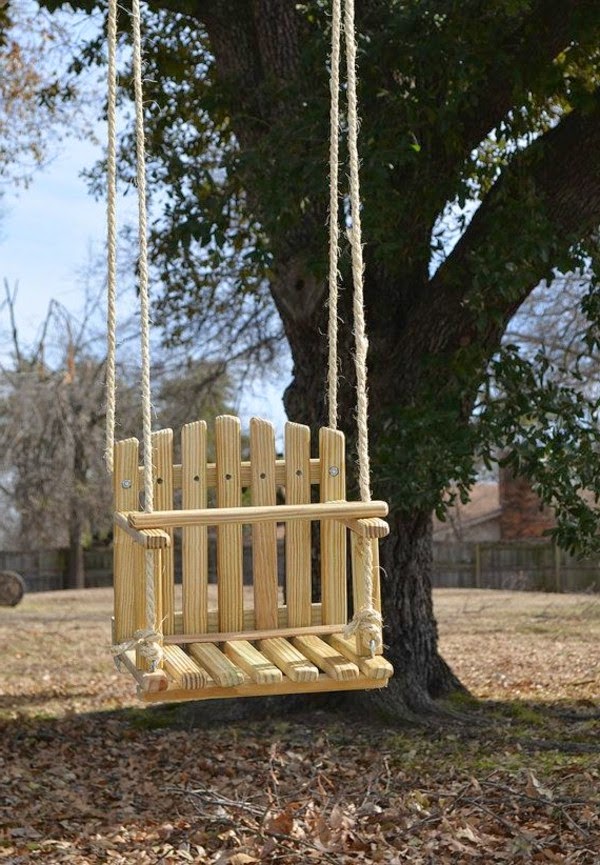Wooden swing for indoor and outdoor use!