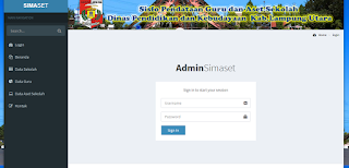 Aplikasi SIM ASET Sekolah Berbasis Web PHP MYSQL kumpulan aplikasi