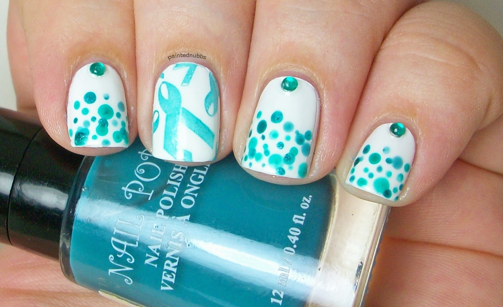 Painted Nubbs Twinkie Nail Art Challenge September Week 1 Ovarian