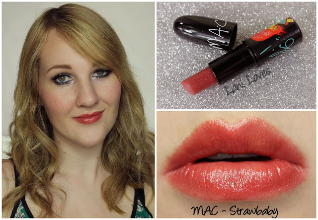 MAC Strawbaby lipstick swatch