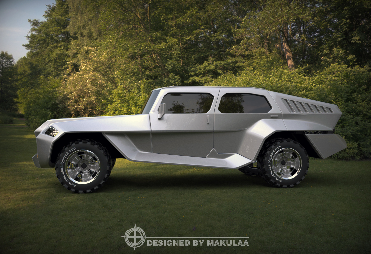 MONGOLIAN CAR designer by Makulaa