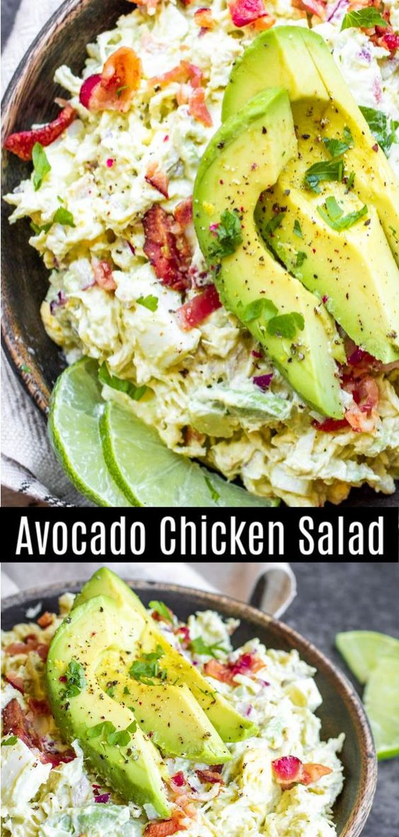 Best Avocado Chicken Salad