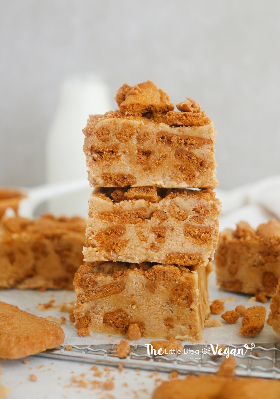 Nobake Biscoff fudge recipe The Little Blog Of Vegan