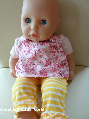 How to sew a simple doll's dress
