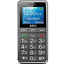 AEG M250 - Móvil libre (pantalla 1.8", teclados grandes), negro AEG M250 - Móvil libre (pantalla 1.8", teclados grandes), negro