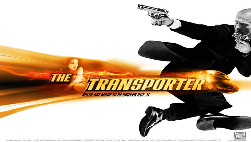 The Transporter 2002 Hindi 720p BluRay Dual Audio Movie Poster The Transporter 2002 Hindi 720p BluRay Dual Audio Movie Poster