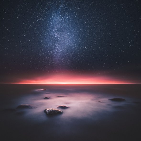 Mikko Lagerstedt arte fotografia solidão cenários paisagem natureza céu estrelado noite