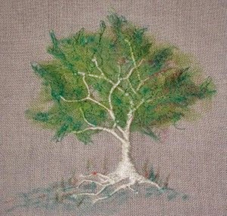 haftowane drzewa