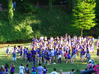 Furman Flash Mob at Falls Park in Greenville, SC