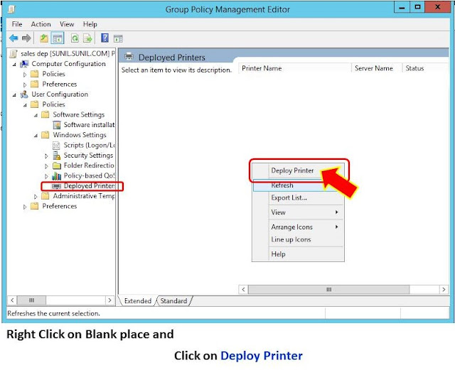 How to Deploy Printer using Group Policy Windows Server 2012