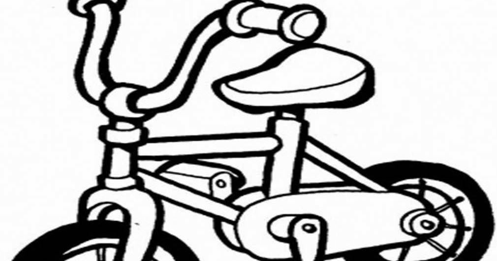 mewarnai gambar sepeda gunung
