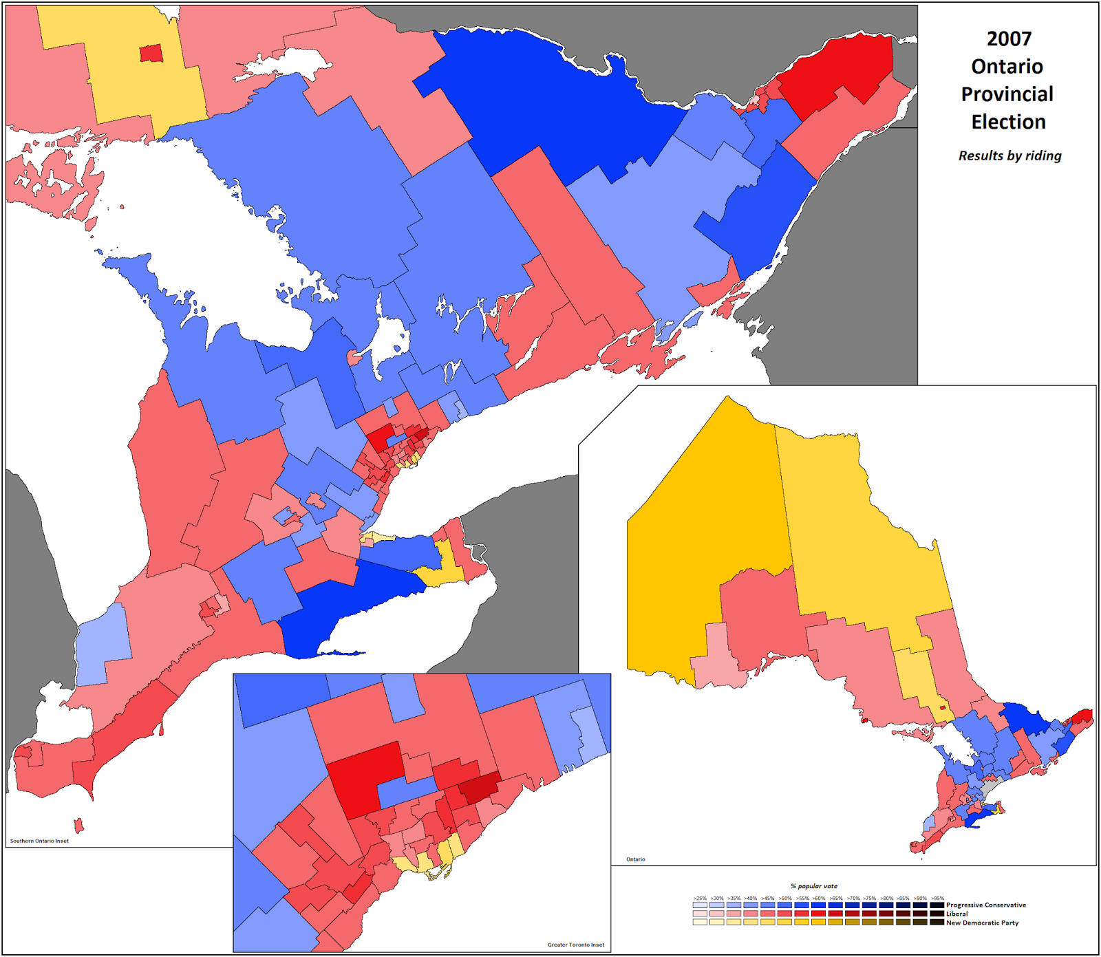 Canadian Election Atlas Ontario elections