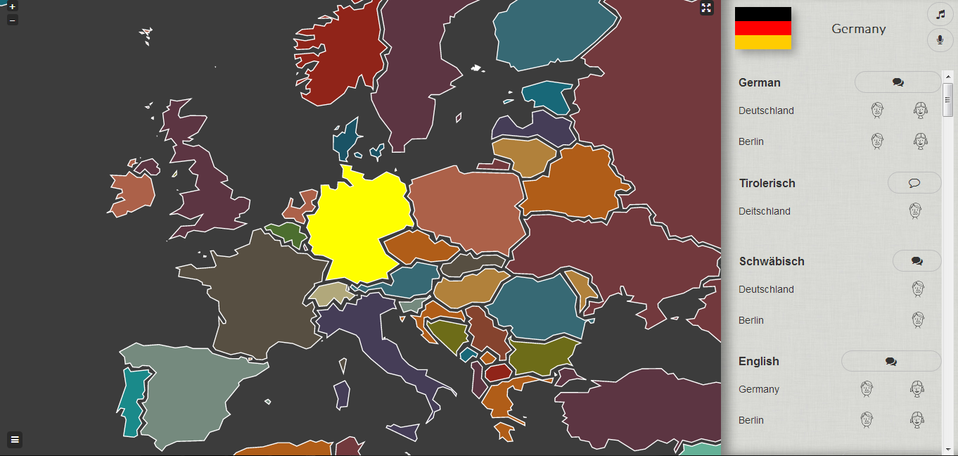Europa Im Daf Unterricht Interaktive Weltkarte Locallingual