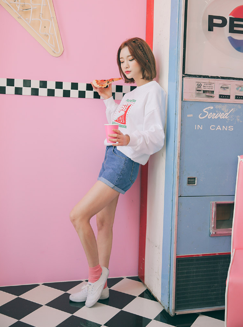 [Stylenanda] Rolled Cuff Mini Denim Shorts | KSTYLICK - Latest Korean ...