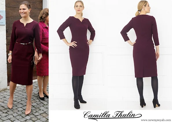Crown Princess Victoria wore Camilla Thulin montana dress