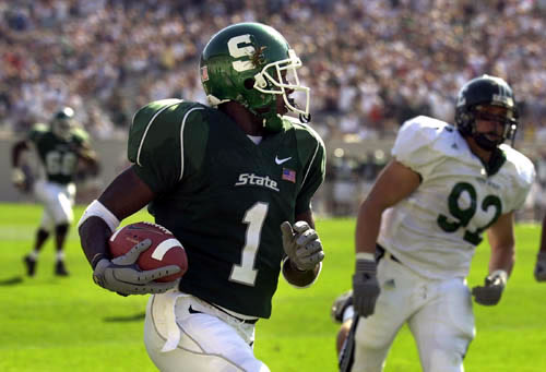Rick Lay's NCAA Football Uniform Reviews 2002 Michigan State Spartans