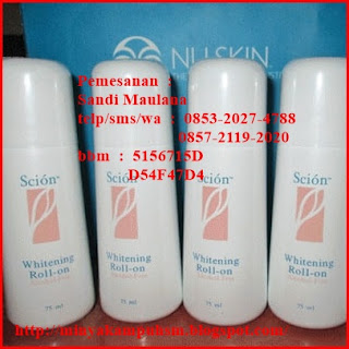 Memutihkan Ketiak Dengan Deodorant SCion Roll On Whitening Nu Skin Rp 65.000,-