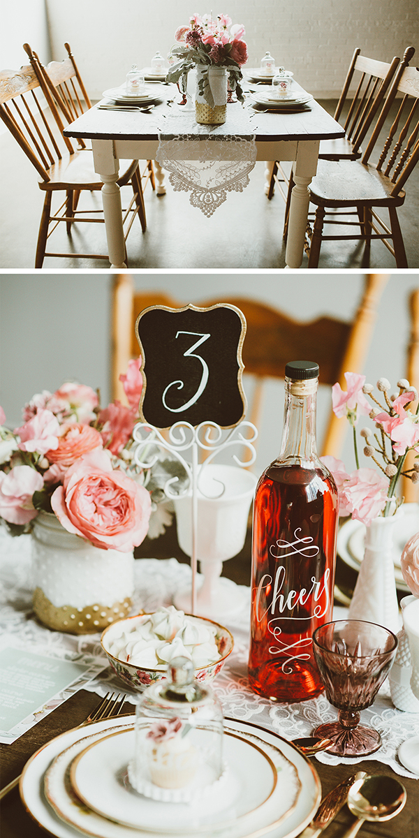 wedding inspiration for a sweettable and guest tables | Creative Bag
