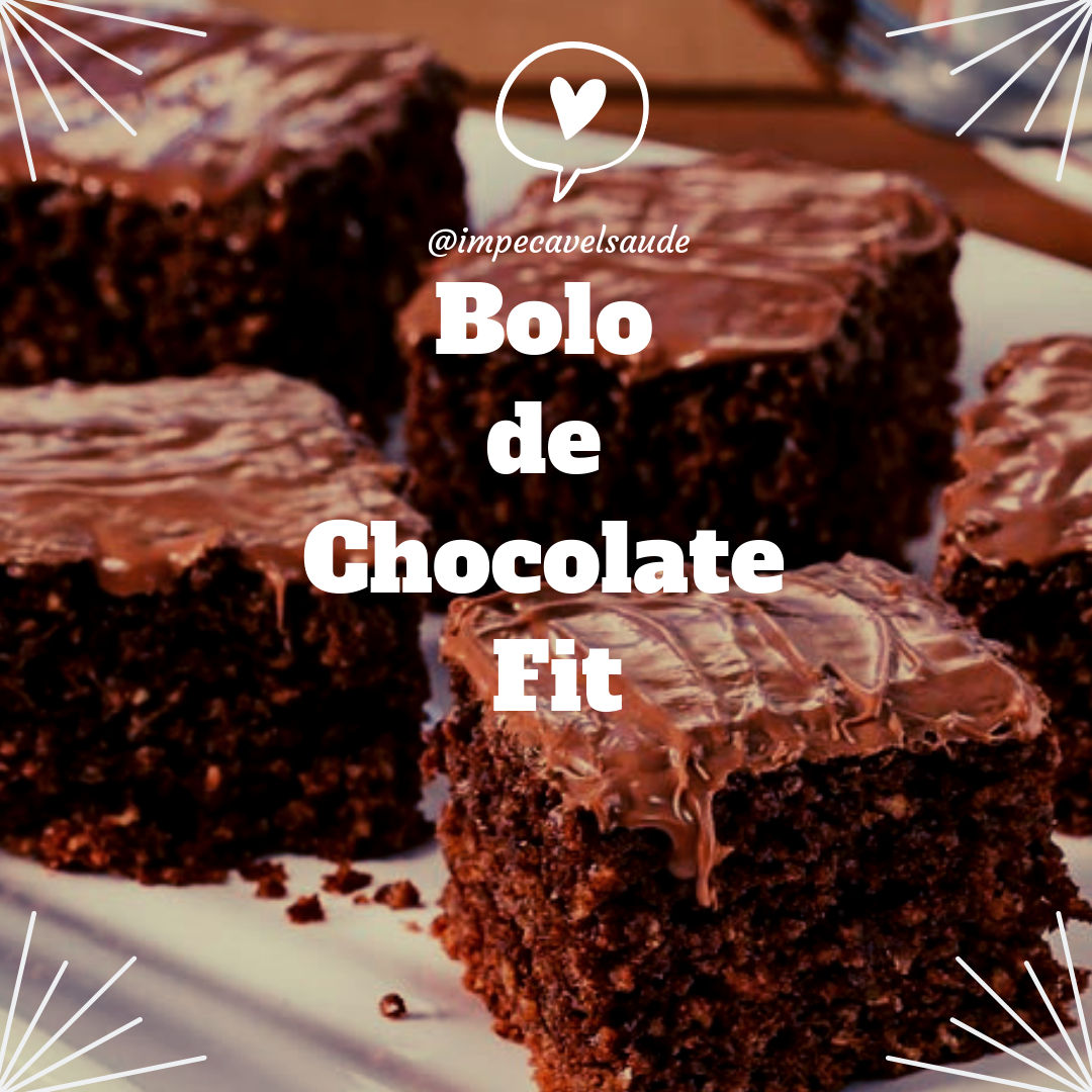 Bolo de Chocolate Fit com Aveia