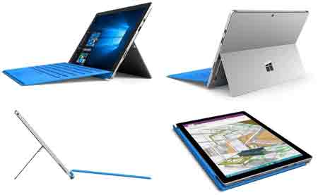Microsoft Surface Pro 4 31,2cm (12,3 Zoll) Tablet-PC (Intel Core i5-6300U, 4GB RAM, 128GB SSD, Intel HD Graphics, WLAN, Windows 10 Pro) Microsoft Surface Pro 4 31,2cm (12,3 Zoll) Tablet-PC (Intel Core i5-6300U, 4GB RAM, 128GB SSD, Intel HD Graphics, WLAN, Windows 10 Pro)