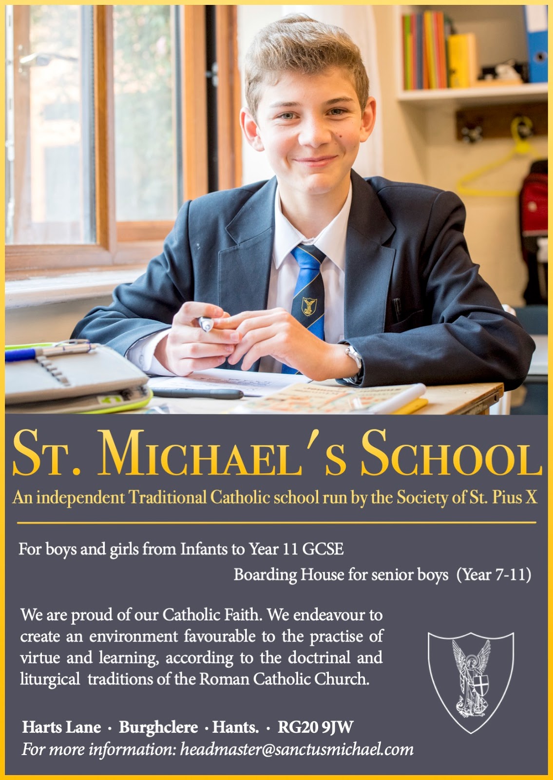 RORATE CÆLI St. Michael's School Get to Know and Support this