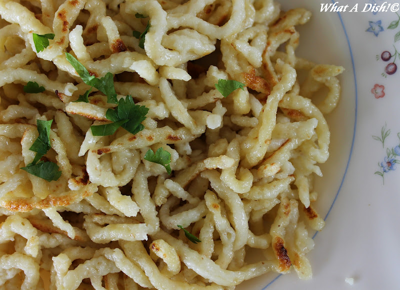 What A Dish!: Homemade German Spaetzle (My Dad's Recipe) What A Dish!: Homemade German Spaetzle (My Dad's Recipe)