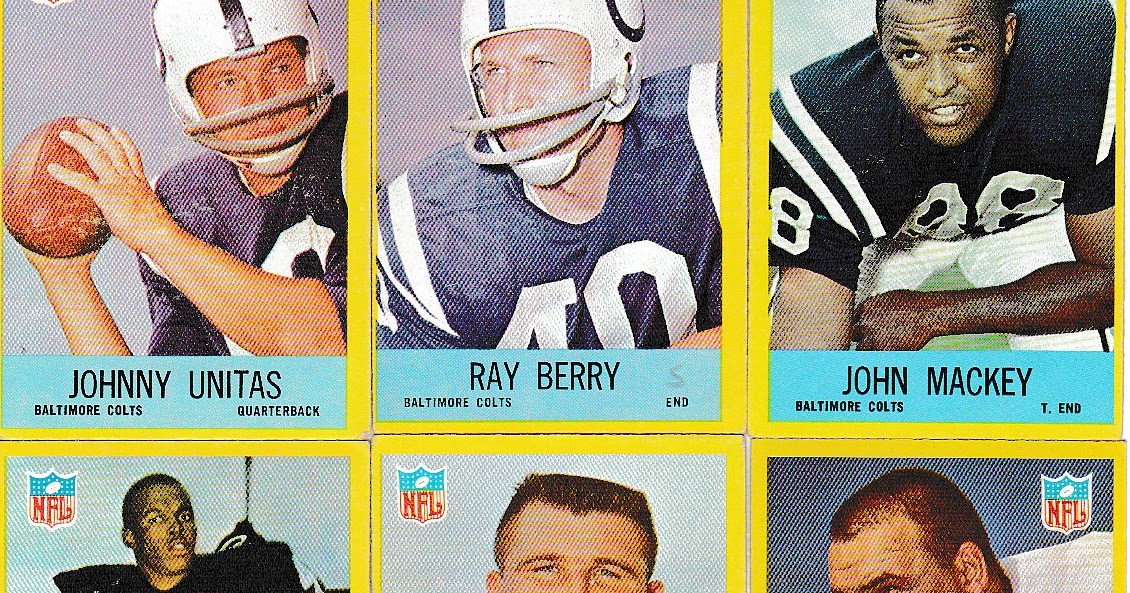 1967 Football Cards Hall of Famers