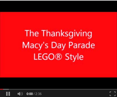 LEGO Stop Motion Video - Macy's Day Parade