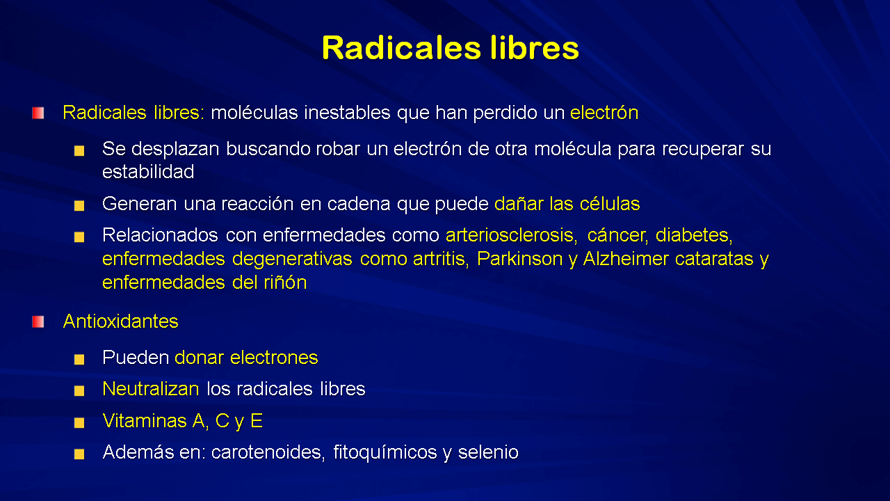 radicales libres diabetes tipo 2