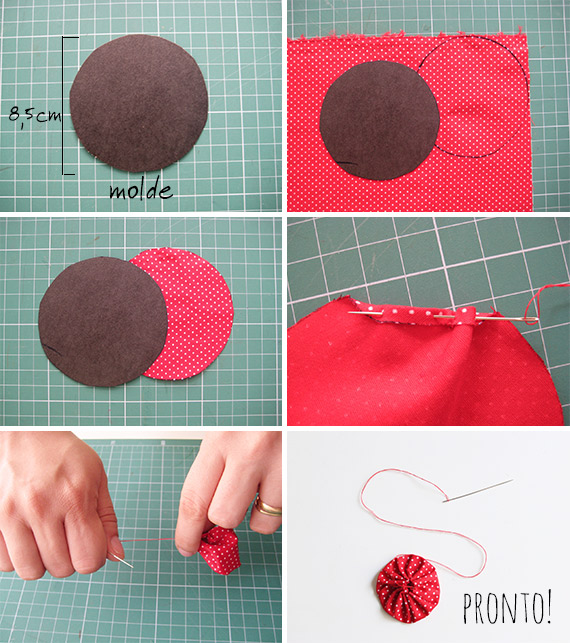 Como fazer fuxico tutorial blog de decoração e tutorial diy