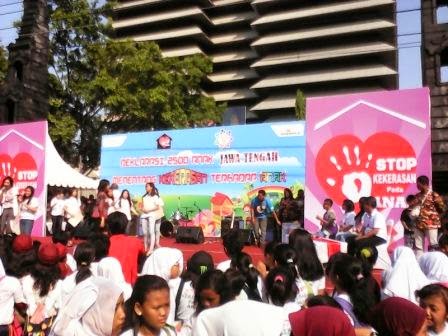 2500 Anak Jateng Deklarasikan Anti Kekerasan